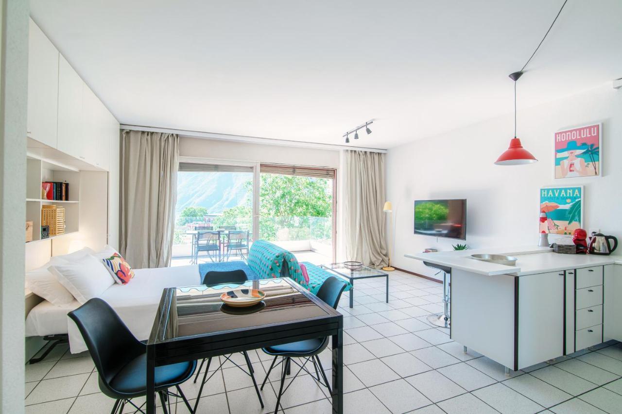 Panoramic Studio By Quokka 360 - Open Space Apartment With Terrace Lugano Ngoại thất bức ảnh